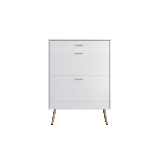 Mid-Century Modern Narrow Shoe Cabinet