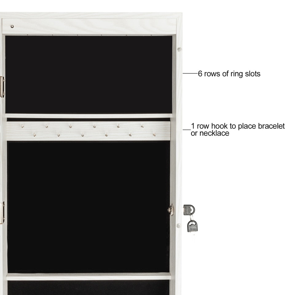 Full Length Mirror Jewelry Organizer